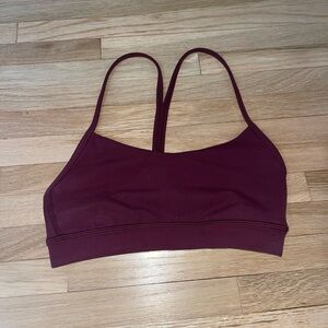 Burgundy Flow Y Bra Nulu *Light Support, A-C Cups